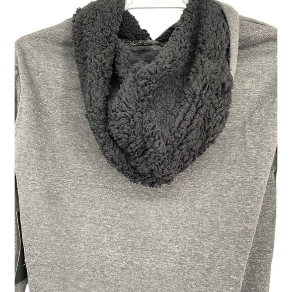 NEW Bebe Sport Women's Sweatshirt Logo Marbled‎ Gray Size Medium M - Picture 10 of 10